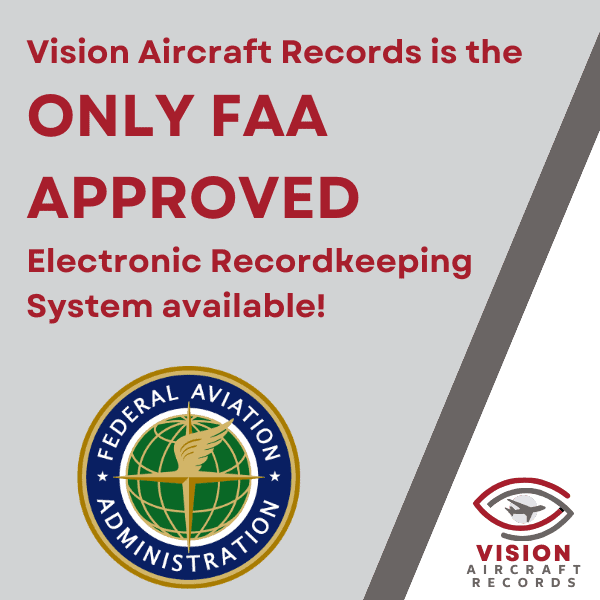 FAA approved digital recordkeeping system